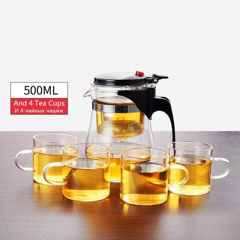 500ML And 4 Tea Cups