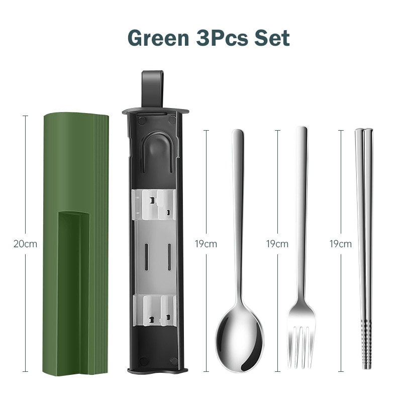 Green 3Pcs Set